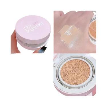 Imagem de Corretivo hidratante almofada de ar maquiagem natural segurando creme 