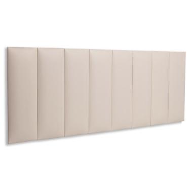 Imagem de Cabeceira Modulada Adesiva Estofada Queen - Kit 8 Placas