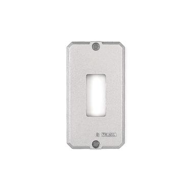 Imagem de Tampa para Condulete 1/2 e 3/4 Tramontina com 1 Posto Vertical e com Pintura Eletrostática a Pó