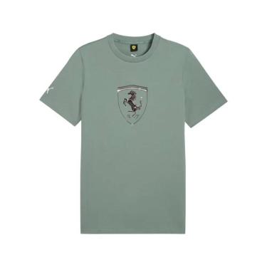 Imagem de Camiseta Puma Ferrari Race Tonal Big Shield Tee - Verde-Unissex