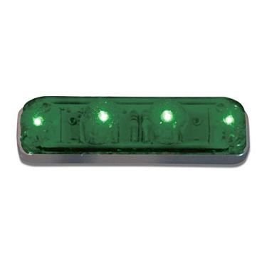 Imagem de Luz selada Grand General 77142 (pequeno retangular verde/verde 4 LED), 1 pacote