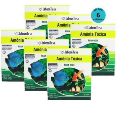 Imagem de Kit Alcon Labcon Amônia Tóxica Água Doce com 6 unidades