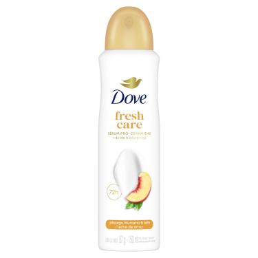 Imagem de Desodorante Antitranspirante Aerossol Dove Fresh Care Pêssego & Leite de Arroz 150ml
