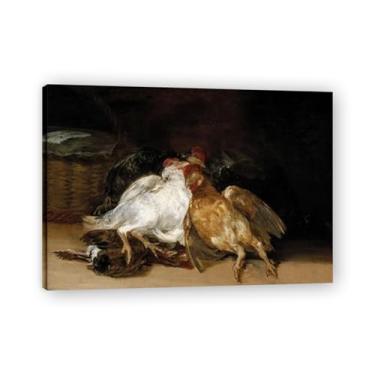 Imagem de LKXGRRSFG Impressão em tela romântica espanhola AsleepFrancisco De Goya - Obra-prima do influente pintor romântico 39,98 x 55,88 cm sem moldura