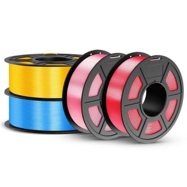 Imagem de Filamento de impressora 3D JAYO Silk PLA 1,75 mm 4,4 kg 4 cores