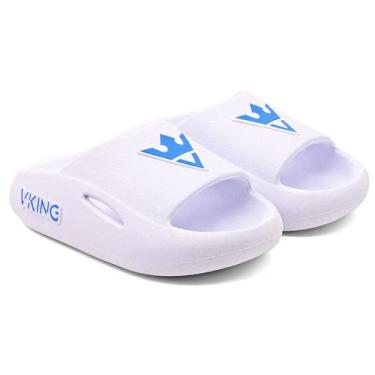 Imagem de Sandália Nuvem  Menino Menina Vking  BCO/ZUL do 21 ao 28, Branco, Azul