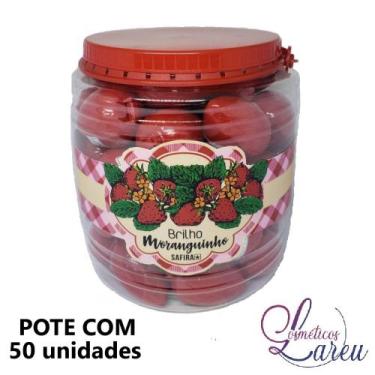 Imagem de * Brilho Labial Moranguinho (Pote c/50) - Safira