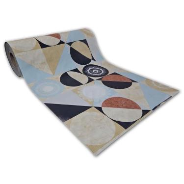Imagem de Passadeira Em Manta Vinilico Similar Laminado Por Metro Geometrica Cores