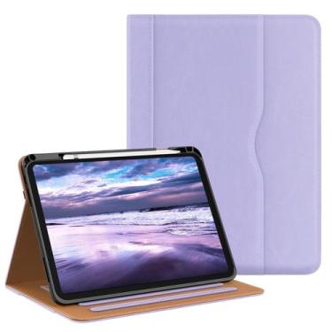 Imagem de Capa para tablet OKP para iPad 11" A16 2025 de couro PU de 10ª geração
