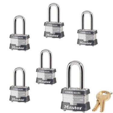 Imagem de Cadeado Master Lock 3NKALF-6 com chave semelhante com tecnologia BumpS
