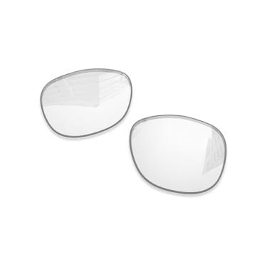Imagem de Lentes de reposição polarizadas de 1,6 mm para óculos de sol RayBan Meta Wayfarer RW4008 53 mm, proteção UV, lente espelhada escura, peças de reparo e kit (HD Clear)