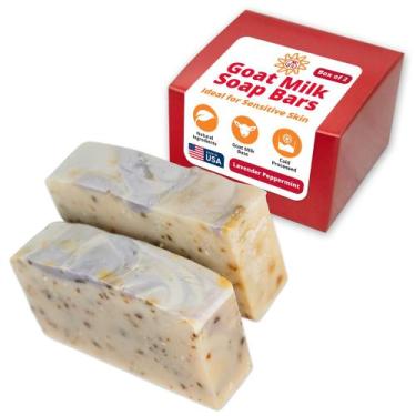 Imagem de Sabonete de leite de cabra Lavender PEPPERMINT All-Natural x2 - Goat M