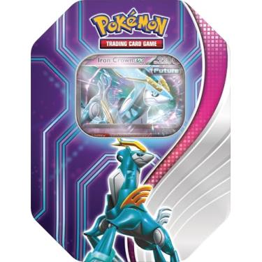 Imagem de Pokemon TCG: Paradox Destinies Tin 5107 - Iron Crown - Inglês
