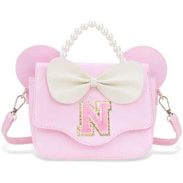 Imagem de Luchike Presentes de aniversário para meninas – Bolsa tiracolo infantil para princesas, presentes de Natal, Rosa - P