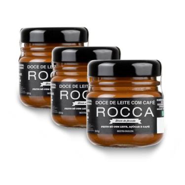 Imagem de Doce de Leite Rocca com Café Kit 3 Potes de 50g
