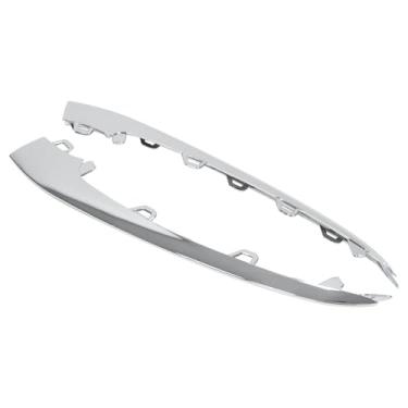 Imagem de ApplianPar Moldura cromada para acabamento de lábio dianteiro para Mercedes-Benz S350 S450 S560 W222 2018-2020 Par de lado esquerdo e direito