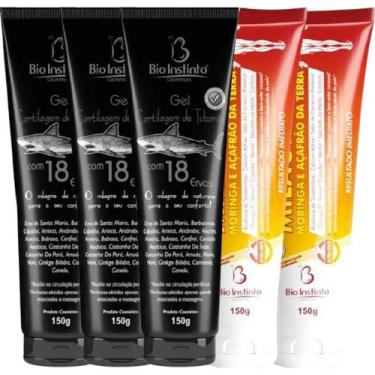 Imagem de Kit 3 Gel Cartilagem De Tubarão 150G 2 Pomada Milagrosa 150G - Bio Ins
