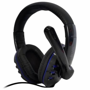 Imagem de Fone de Ouvido Gamer com fio Headset com Controle de Volume (Azul)