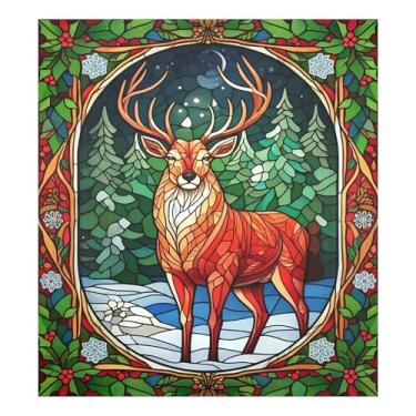 Imagem de SEHANY Capa magnética para lava-louças de veado de Natal, adesivos magnéticos para decoração de Natal antiarranhões para painel de geladeira e lava-louças, decoração de Natal de cozinha doméstica 58 x