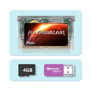 Imagem de Cartucho GBA REMANK V1.5 Com Mais De 100 Jogos Retrô RTC 1M Flash Comp