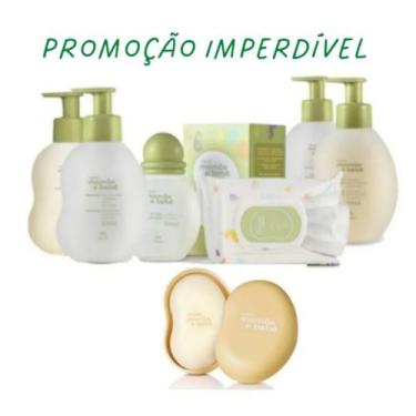 Imagem de Kit Natura Mamãe Bebê Cuidados e Higiene Com 7 Produtos