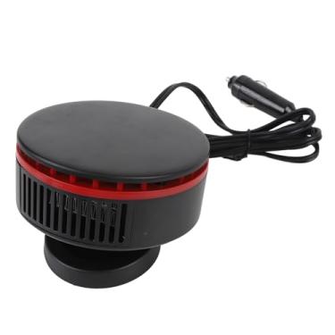 Imagem de YOUTHINK Aquecedor de Carro, Design de Plástico 12V, Desembaçador de Pára- Giratório 360 Com Calor Ajustável para Conforto de Direção (Preto Vermelho)