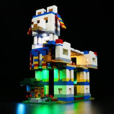Imagem de Kit de luz LED para Lego Minecraft Llama Village 21188 da VONADO