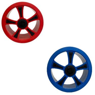 Imagem de Kit 2 Carretilhas De Plástico Para Pipa 21cm - ARV
