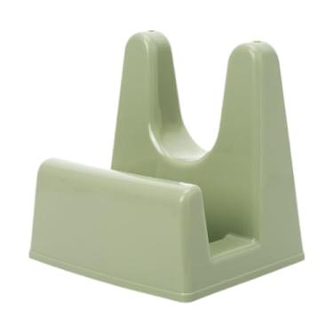 Imagem de SiaBiced Pote pan tampa rack tábua de cortar organizador colher resto pote tampa organizador para placas, Verde