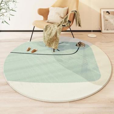 Imagem de Tapetes para decoração de sala de estar, quarto, tapetes redondos de pelúcia, tapetes antiderrapantes para cadeiras, carpetes de grandes áreas (entre em contato comigo/11)