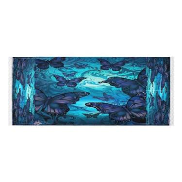 Imagem de Wassud Capas de lavadora e secadora de borboleta, protetor de lavadora com sacos de armazenamento, capa de geladeira à prova de poeira com bolsos para lavanderia doméstica, cozinha, 120 x 55 cm