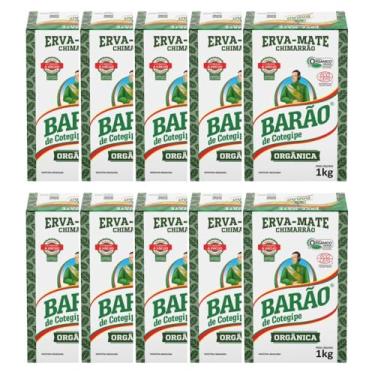Imagem de Kit 10 Erva Mate Orgânica Chimarrão Barão Cotegipe 1kg