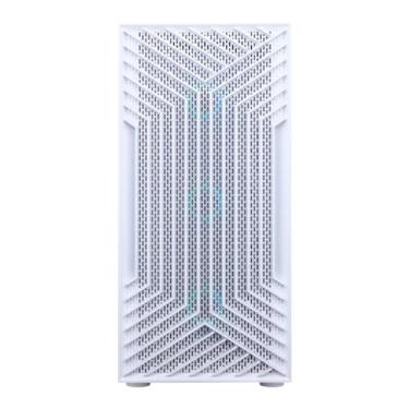 Imagem de GABINETE GAMER MINI TOWER 3 FAN RGB SEM FONTE LIKETEC ORBITAL SNOW LC-MT-ORBITAL-2050