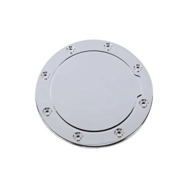 Imagem de Tampa decorativa para a tampa do tanque de combustível de carros, compatível com Tahoe/Suburban/Avalanche/Chevy/Silverado/GMC-YUKON/GMC-SIERRA 1999-2006(Silvery A)