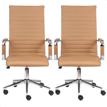 Imagem de Cadeira Escritório Esteirinha Presidente Charles Eames Kit 02 Unidades