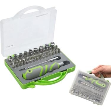 Imagem de Jogo de Chaves de Precisão 36 Peças com Maleta – Kit de Ferramentas Profissional Portátil para Celulares, Notebooks, Relógios e Eletrônicos | Ideal para Reparos e Manutenção