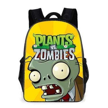 Imagem de Mochila Plants Zombies Cartoon Kids School Oxford Cloth