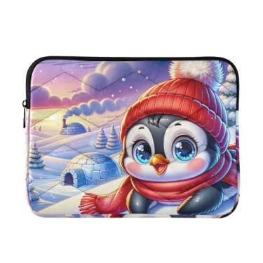 Imagem de Capa para computador laptop de 15,6 polegadas, capa de transporte, maleta, capa protetora à prova de choque para notebook