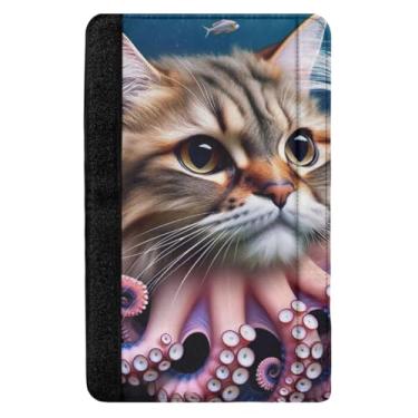 Imagem de TSENQUE Capa de cinto de segurança engraçada Cat Face Capa de cinto de segurança automotiva Alça de ombro bolsa almofada de ombro