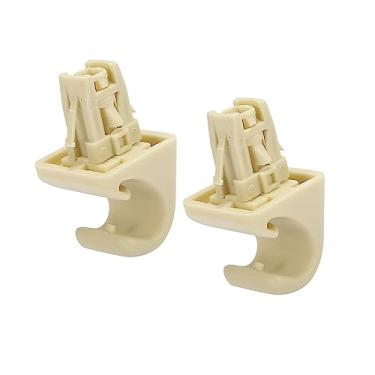 Imagem de A ABSOPRO Clipe de gancho para viseira solar 74348-33040 Acessório de carro para Toyota Corolla 2009-2018 (conjunto de 2)