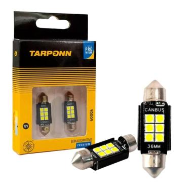 Imagem de Lâmpada Tarponn Led Torpedo Canbus Premium 36mm 12v 6000k