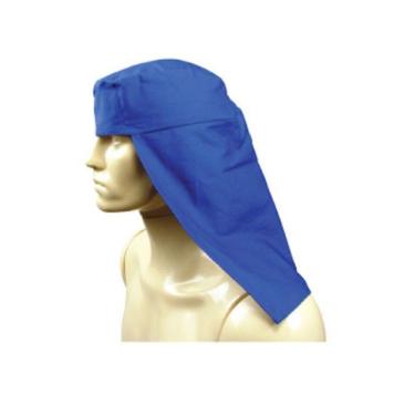 Imagem de Touca Soldador Brim Azul - Proteção para Soldagem