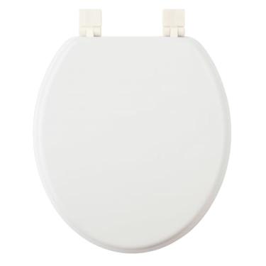 Imagem de Tampa de Privada Vaso Sanitário Almofadada Estampada Universal Fácil de Instalar(Branco LISO)