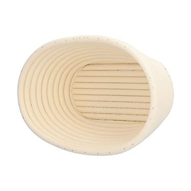 Imagem de GLOGLOW Outras Ferramentas e Acessórios de Cozimento Ferramenta de Cozimento de Plástico para Massa Fermentada e Prato de Frutas, Lavável, Cesta de Fermentação de Pão de Padaria Doméstica, Nan (Oval