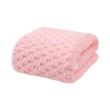 Imagem de Toalha De Banho De Veludo Coral Espesso, Toalha De Microfibra De Secag