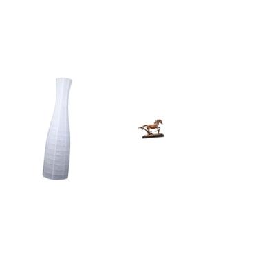 Imagem de Whtkoph Abajur Minimalista de Proteção para Quarto de Hotel Ou Sala de Estar com Figura Escultural de Cavalo, Decoração de Mesa, Suporte.