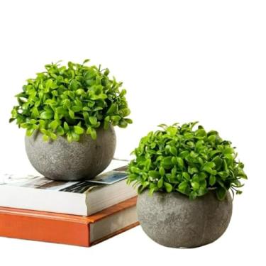 Imagem de Kit 2 Vaso Buchinho Planta Artificial Vasinho Arranjo Plantinha Planta Decorativo - Kit 2 e 4(Opção 2)