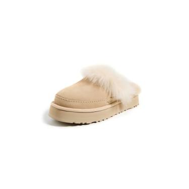 Imagem de UGG Chinelo feminino Disquette Chalet, Sandcastle, 7, Sandcastle, 36