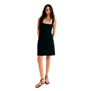 Imagem de Vestido Hering Preto Curto Slim Em Piquet-Feminino
