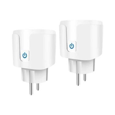 Imagem de Tomada Inteligente WiFi EU 16A 20A Com Monitor De Energia, Temporizado